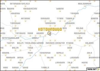 map of Kotouroudo