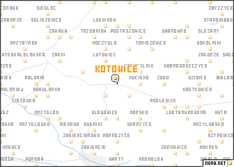 map of Kotowice