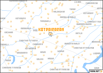 map of Kot Paira Rām