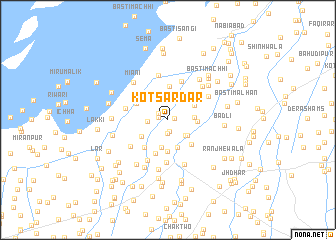 map of Kot Sardār