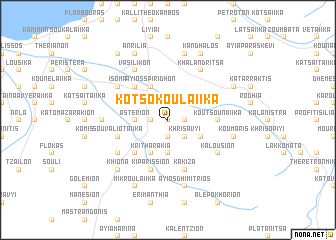 map of Kotsokoulaíika