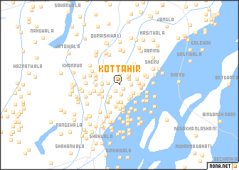 map of Kot Tāhir