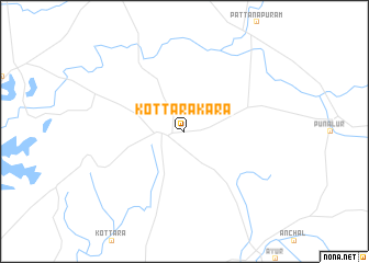 map of Kottārakara