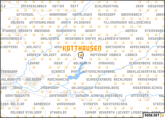 map of Kotthausen