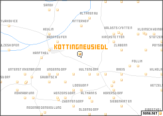 map of Kottingneusiedl