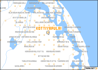 map of Kottiyapulai