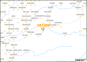 map of Kotuma