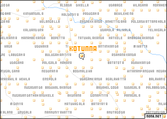 map of Kotunna