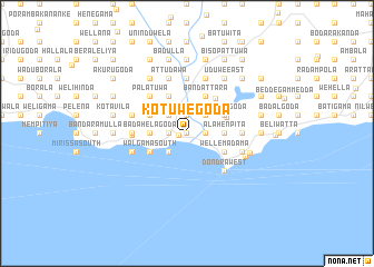 map of Kotuwegoda