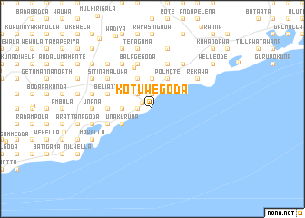 map of Kotuwegoda