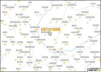 map of Kotuyama