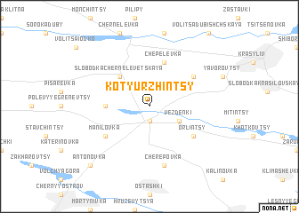 map of Kotyurzhintsy