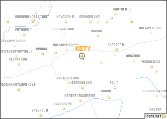 map of Koty