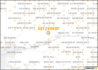 map of Kotzenhof