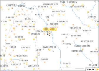 map of Kouabo