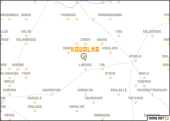 map of Koualma