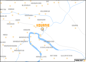 map of Kouanié