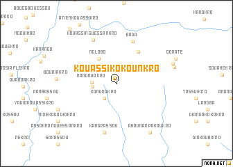 map of Kouassi-Kokounkro