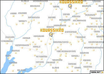map of Kouassikro