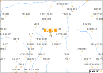 map of Kouban