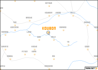 map of Koubon