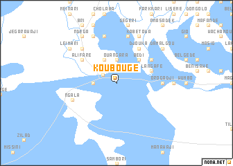 map of Koubougé