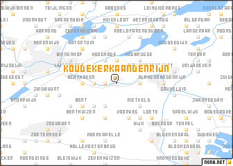 map of Koudekerk aan den Rijn