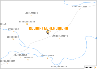 map of Koudiat ech Chouicha