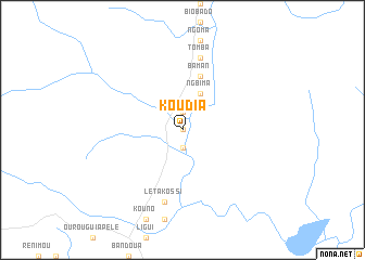 map of Koudia