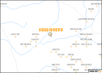 map of Koudioméra