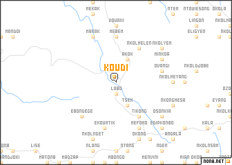 map of Koudi