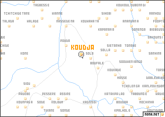 map of Koudja