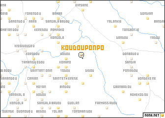 map of Koudou Ponpo