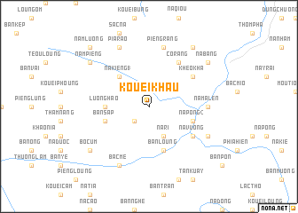 map of Kouei Khau