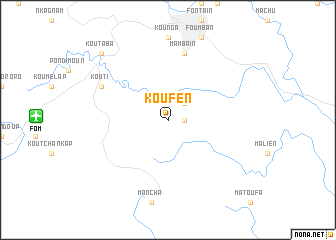 map of Koufen