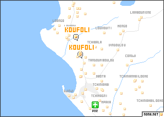 map of Koufoli
