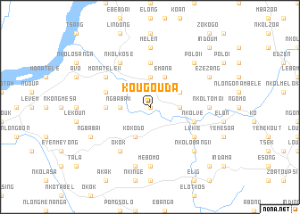 map of Kougouda