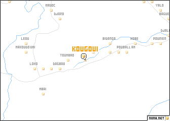 map of Kougoui