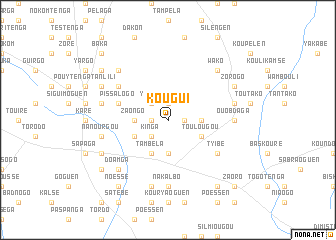 map of Kougui