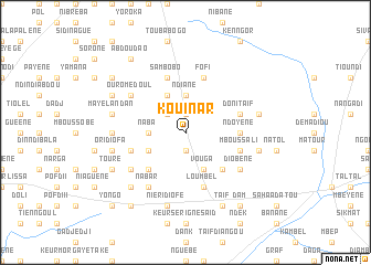 map of Kouïnar