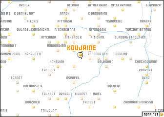 map of Koujaïne