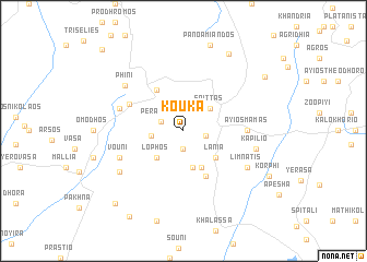 map of Kouka