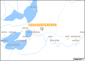 map of Koukou Angarana