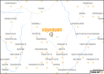 map of Koukouan