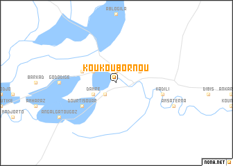 map of Koukou Bornou