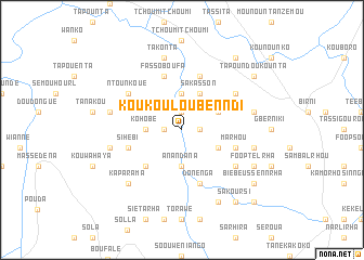 map of Koukouloubènndi