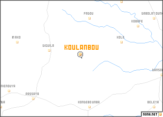 map of Koulanbou