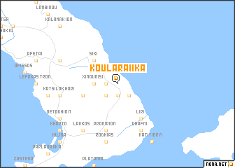 map of Koularaíika