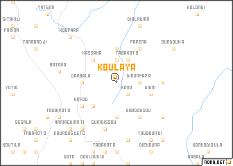 map of Koulaya