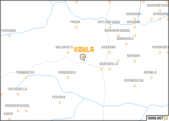map of Koula